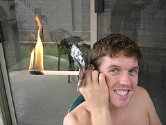 Flaming Ear Goo by Todd Huffman ear candle photo